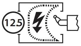 mistral MNS1200EWRCY21 1200W Carbon Fibre Infrared Radiant Heater - syambol 2