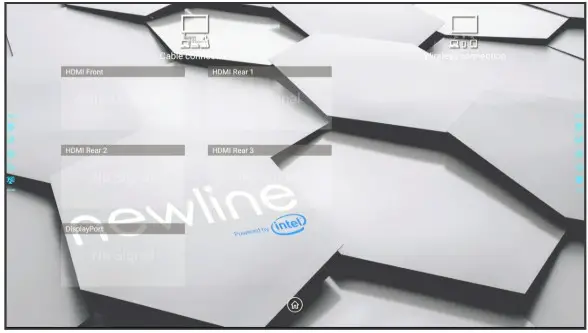 newline X Series Interactive Touch Display - Switching Sources on the X Series 1
