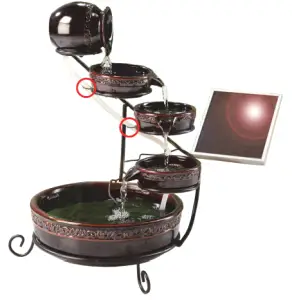 Westfalia 820687 Solar Cascade Fountain11