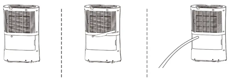 electrio Premium Dehumidifier with Digital Humidistat and Air Purifier - CONTINUOUS DRAINAGE