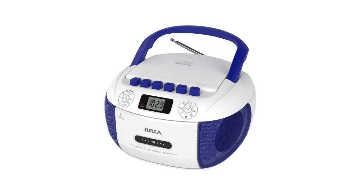 Bria Ym-8368 Cd/cassette Boombox User Manual