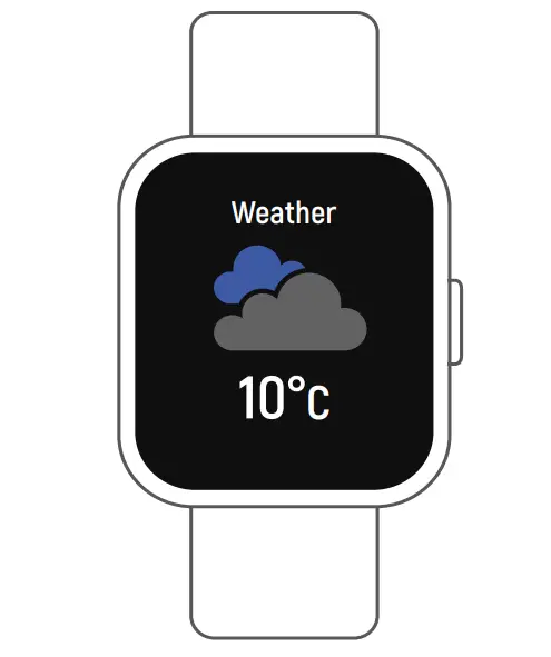 FOREVER Smart Watch SW-310 - Weather