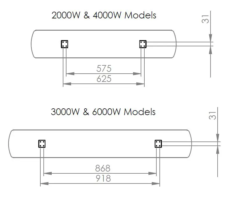 BROMIC HEATING BH04200XX Tungsten Smart-Heat 6000w Electric Patio Heater-11