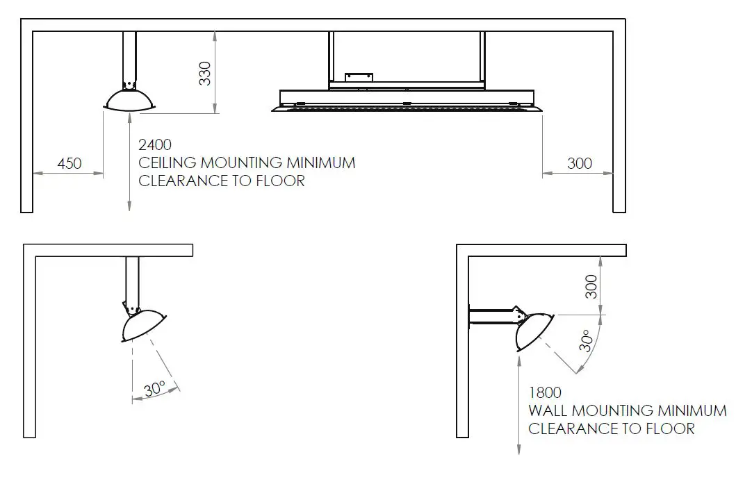 BROMIC HEATING BH04200XX Tungsten Smart-Heat 6000w Electric Patio Heater-7