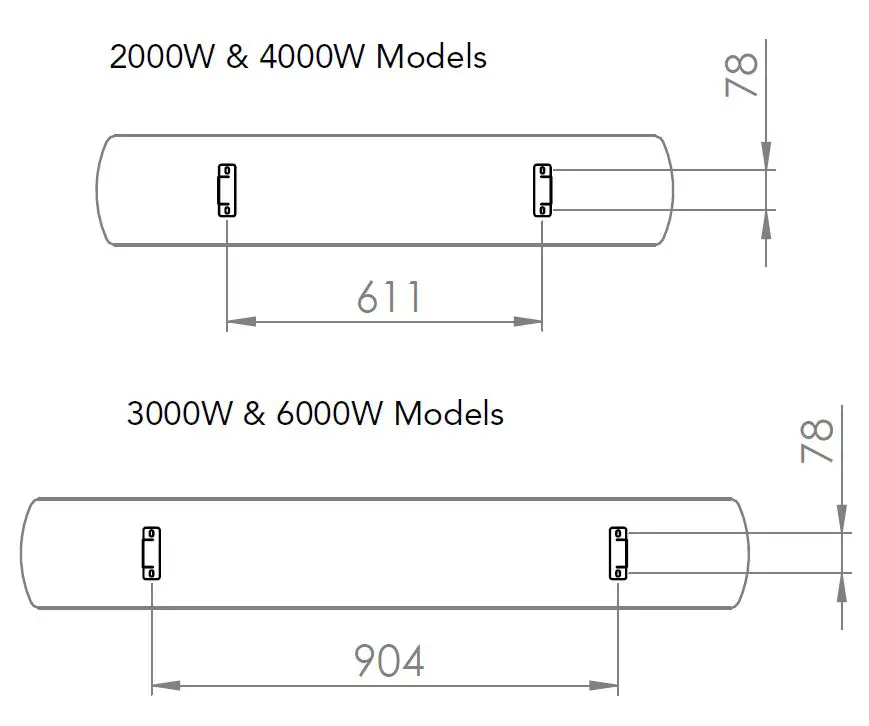BROMIC HEATING BH04200XX Tungsten Smart-Heat 6000w Electric Patio Heater-8