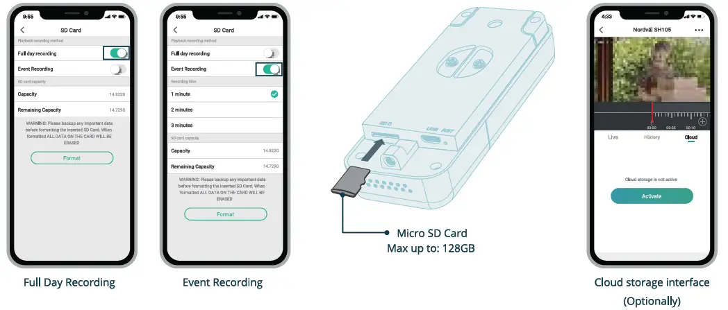 Nordval SH105 64GB Video Doorbell FIG 12