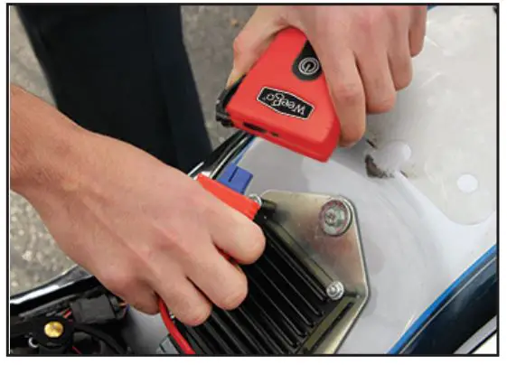 Weego 44s Jump Starter 2100 Peak - Once it Starts, Disconnect Clamps from Weego 44s