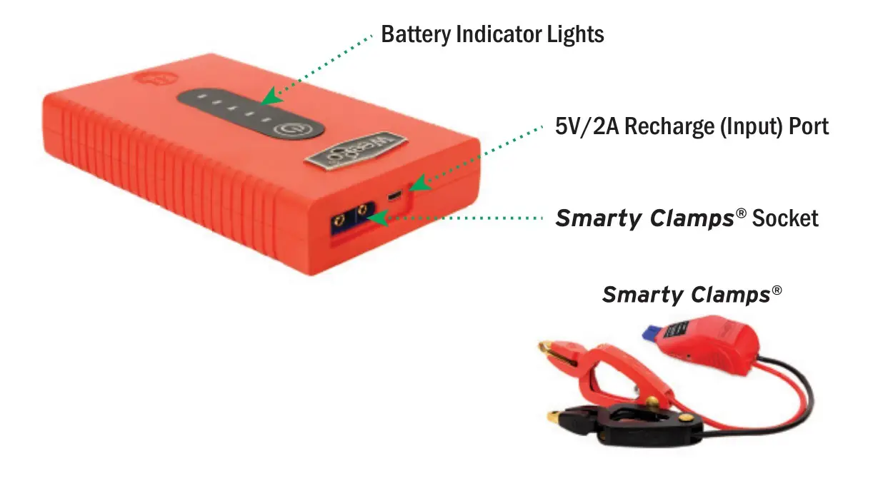 Weego 44s Jump Starter 2100 Peak - overview