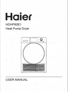 Haier User Manual