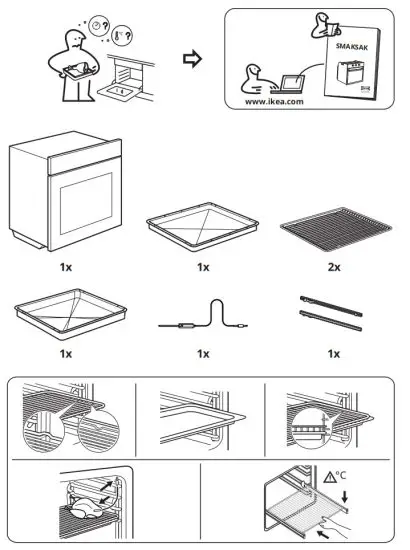 IKEA 704 116 73 SMAKSAK Convection Oven - figure 1