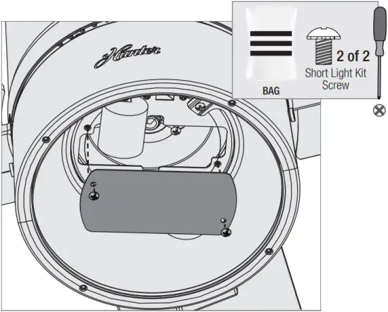 Hunter 51744 - Assembling the Light Kit 5