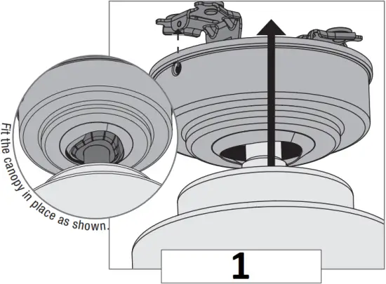 Hunter 51744 - Installing the Canopy 1