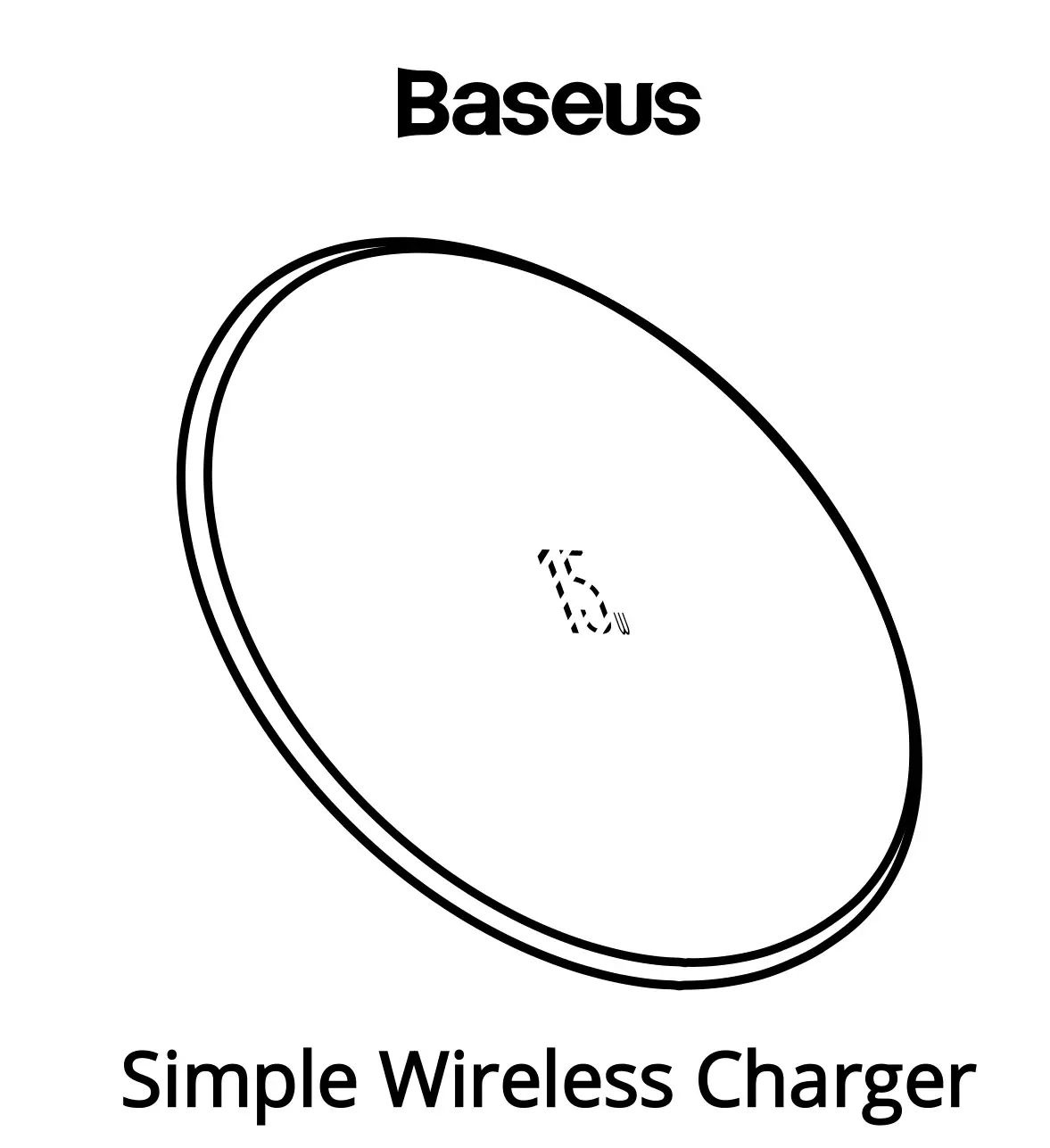 Baseus WXJK-B01 Simple Wireless Charger 15W QI User Manual