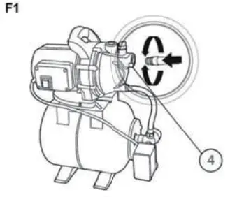 COSTWAY EP21592 1200W Garden Water Pump Shallow Well Pressurized Home Irrigation 1000GPH - F1