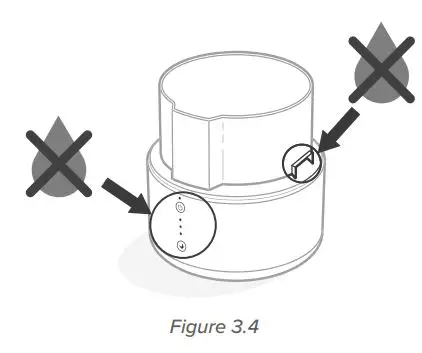 levoit Ultrasonic Top-Fill Cool Mist 2-In-1 Humidifier Diffuser User Manual - Do not let water inside the air outlet or near the control panel