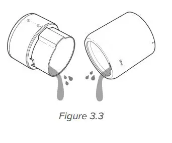 levoit Ultrasonic Top-Fill Cool Mist 2-In-1 Humidifier Diffuser User Manual - Remove the water tank from the base.