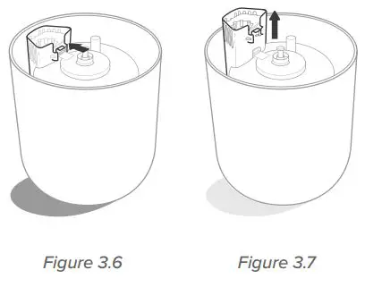 levoit Ultrasonic Top-Fill Cool Mist 2-In-1 Humidifier Diffuser User Manual - To remove the mist tube for cleaning