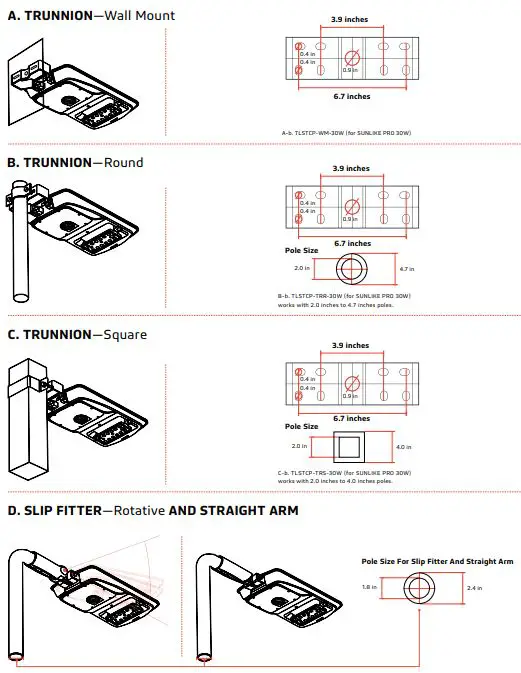SOLTECH-PRO-30W-Bronze-Solar-LED-Light-fig-2