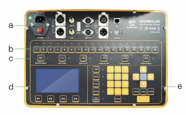 SHOWVEN Sparkular BT01 Cold Spark Fountain Machine-FIG-2