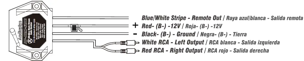 Okura U AP-BTM-1200 Wireless Music Stream Audio Receiver-FIG-1