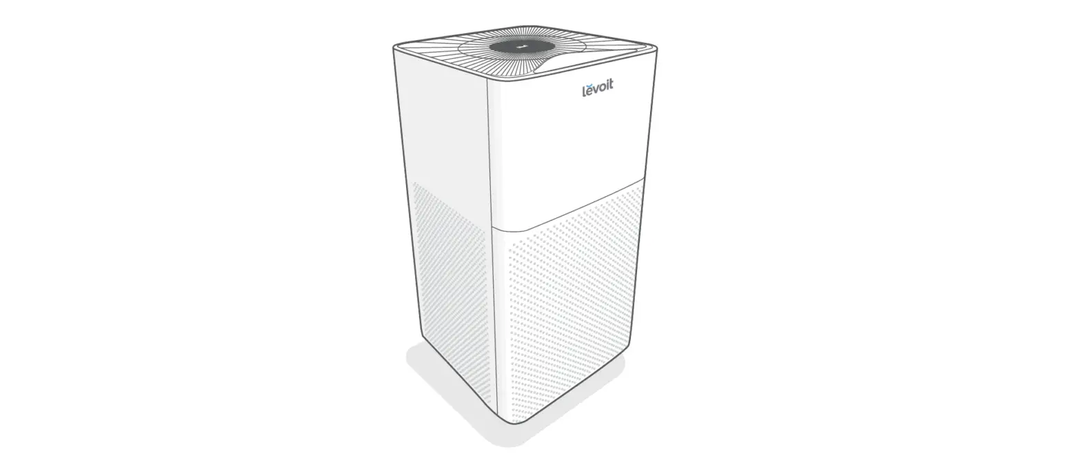 Levoit Lv-h135-rwh Console True Hepa Air Purifier User Manual