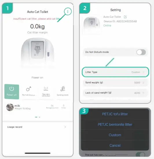 PETJC AU01 III Self Cleaning Cat Litter Box Pro - fig6
