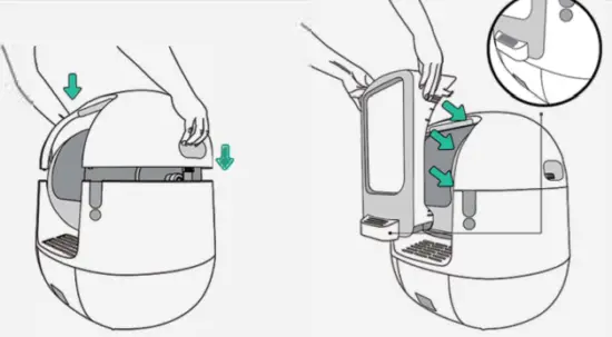 PETJC AU01 III Self Cleaning Cat Litter Box Pro - fig8