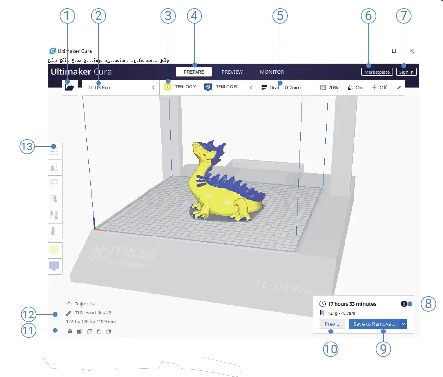 cura interface overview