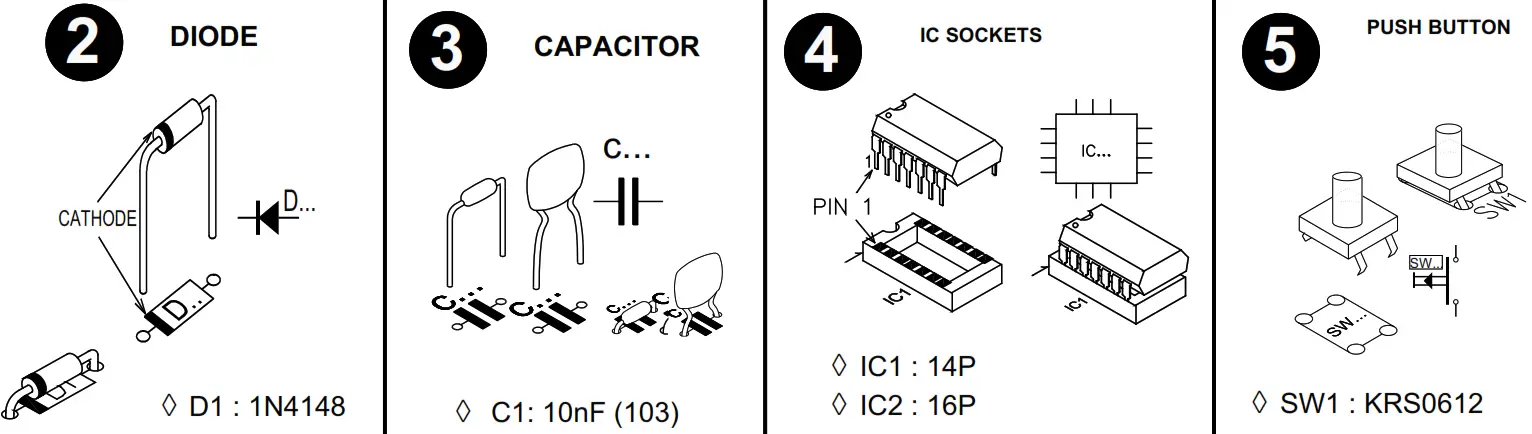 WSG152 Electronic Wheel of Fortune Kit Instruction Manual - Fig 1