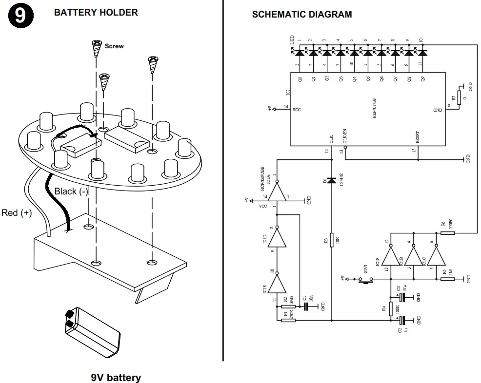 WSG152 Electronic Wheel of Fortune Kit Instruction Manual - Fig 4