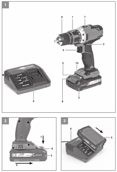 Einhell TE-CD 18-40 Li Cordless Drill Screw Driver-