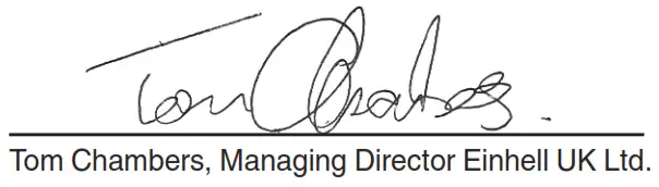 Einhell TE-CD 18-40 Li Cordless Drill Screw Driver-signether1