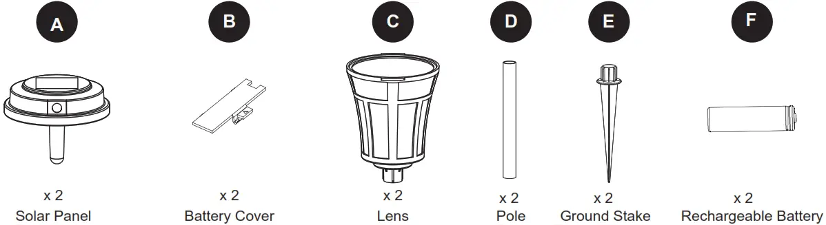 PORTFOLIO Q91EL1001 08 Motion Linkable Solar Path - PACKAGE CONTENTS
