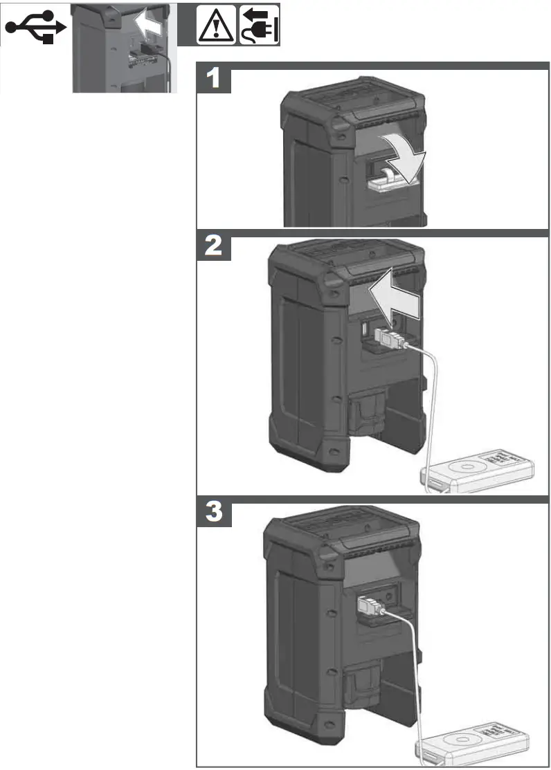 milwaukee M12RCDAB Radio charge with DAB - Connected To The Plage 1