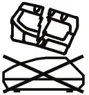 milwaukee M12RCDAB Radio charge with DAB - Damaged battery pack Icon