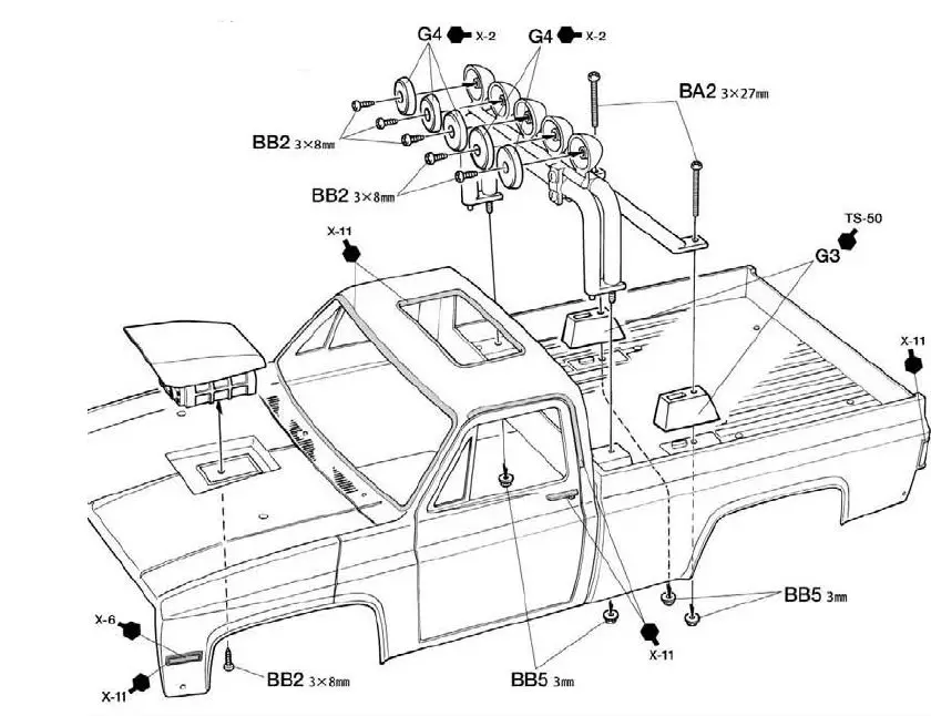 Tamiya TAM58518A SUPER CLOD BUSTER 65