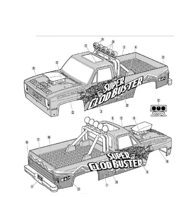 Tamiya TAM58518A SUPER CLOD BUSTER 71
