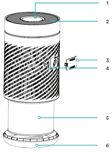 Esatto-EPUR200UVW-Air-Purifier-fig-1
