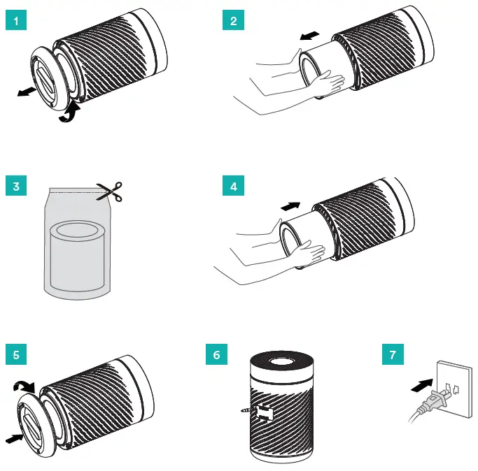 Esatto-EPUR200UVW-Air-Purifier-fig-3