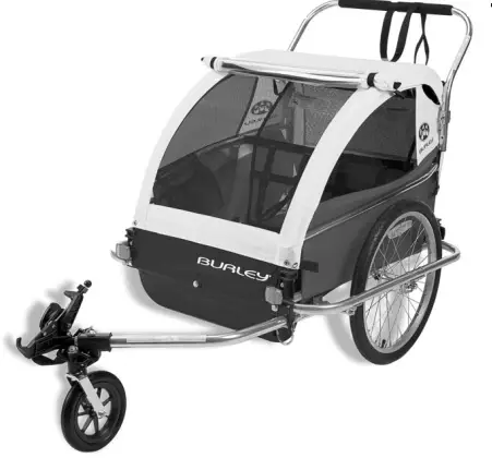 BURLEY 851777 Pre 2004 D'Lite Bike Trailer-fig1