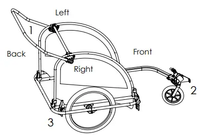 BURLEY 851777 Pre 2004 D'Lite Bike Trailer-fig2
