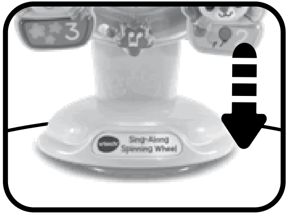 vtech 165963 Sing Along Spinning Wheel - FIG 11