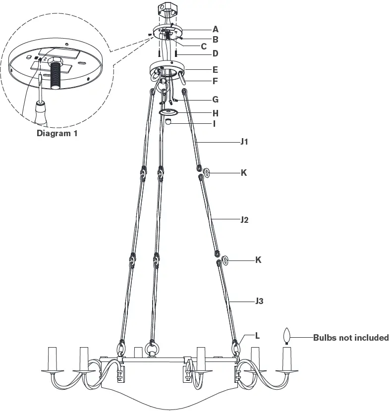 ralph lauren RL5790 Ancram Large Empire Chandelier 01