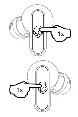 Skullcandy SKS2DMWP744 Dime Series True Wireless In-Ear Headphones User Guide - Answer End