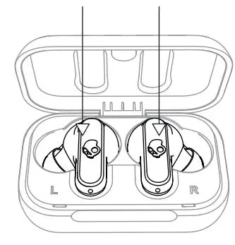 Skullcandy SKS2DMWP744 Dime Series True Wireless In-Ear Headphones User Guide - Charge Earbuds