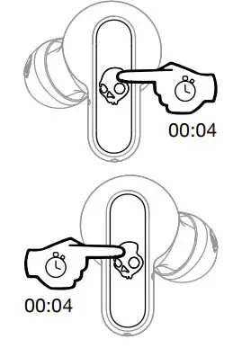 Skullcandy SKS2DMWP744 Dime Series True Wireless In-Ear Headphones User Guide - Pairing Mode