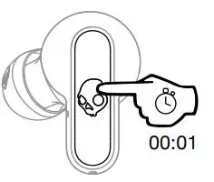 Skullcandy SKS2DMWP744 Dime Series True Wireless In-Ear Headphones User Guide - Track Back