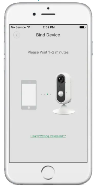 JimiIoT 4G Smart Security Camera - Finish binding