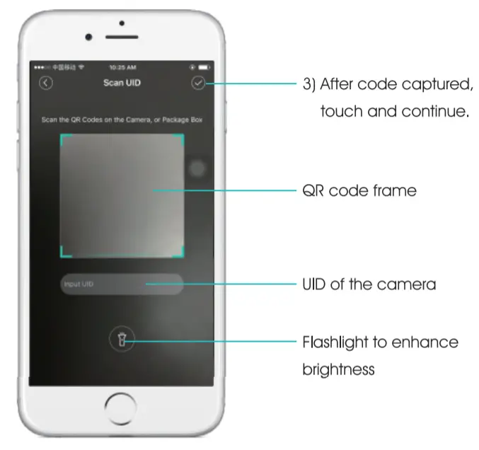 JimiIoT 4G Smart Security Camera - QR Scan
