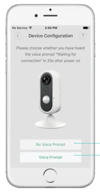 JimiIoT 4G Smart Security Camera - Select SetUp